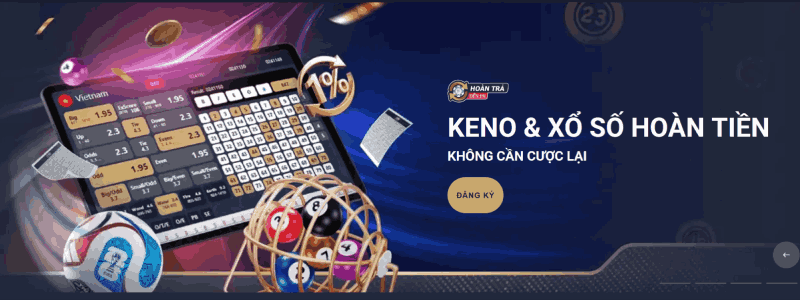 Keno và xổ số M88