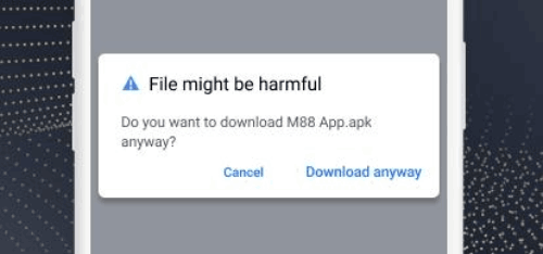 Tải app M88 cho Android
